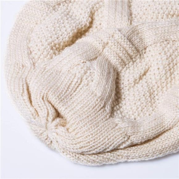 Senker Fashion 2 Pack Womens Slouchy Beanie Winter Knit Soft Hat for Women and M